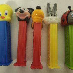 Pez Dispensers pack of ten